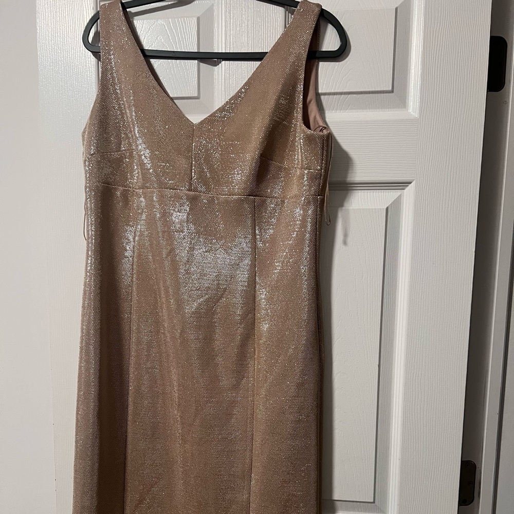 Gold dress for the holiday